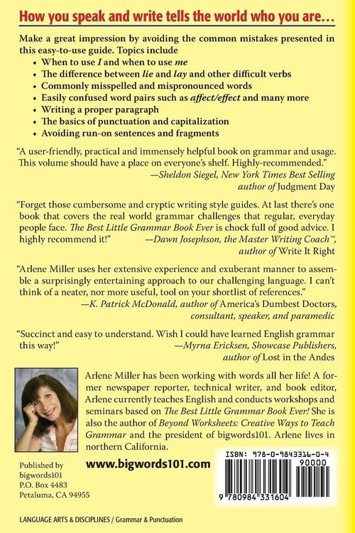 Produktbild: The Best Little Grammar Book Ever! 101 Ways to Impress with Your Writing and Speaking