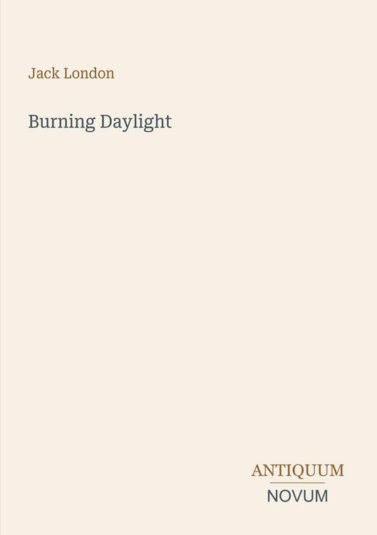 Produktbild: Burning Daylight