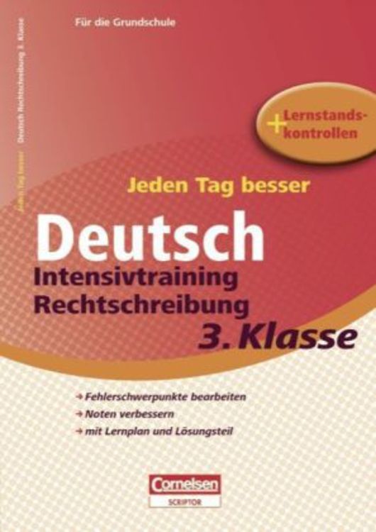 Produktbild: Jeden Tag besser Deutsch 3. Schuljahr. Intensivtraining Rechtschreibung