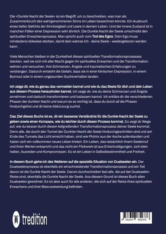 Produktbild: Navigieren durch die Dunkle Nacht der Seele