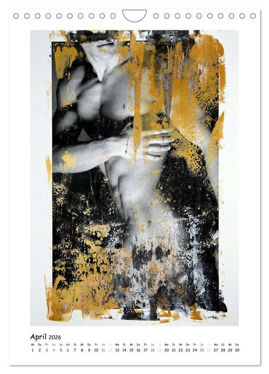 Produktbild: Overpainted ... M&auml;nner (Wandkalender 2026 DIN A4 hoch), CALVENDO Monatskalender