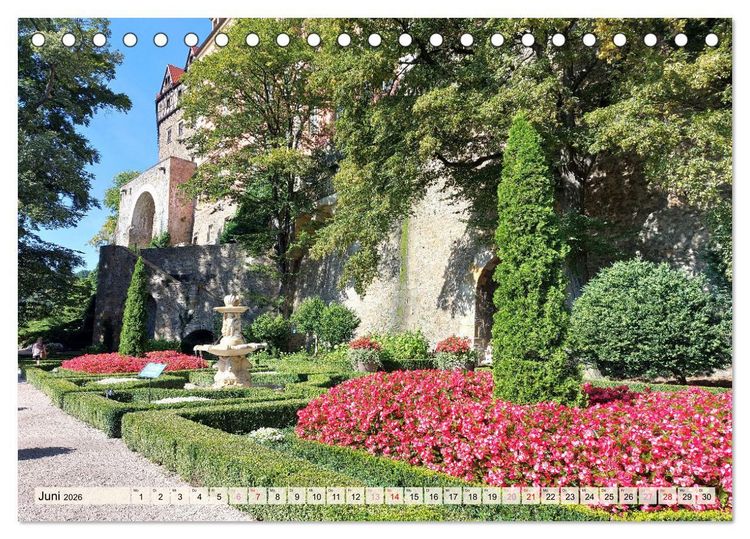 Produktbild: Schloss F&uuml;rstenstein in Polen (Tischkalender 2026 DIN A5 quer), CALVENDO Monatskalender