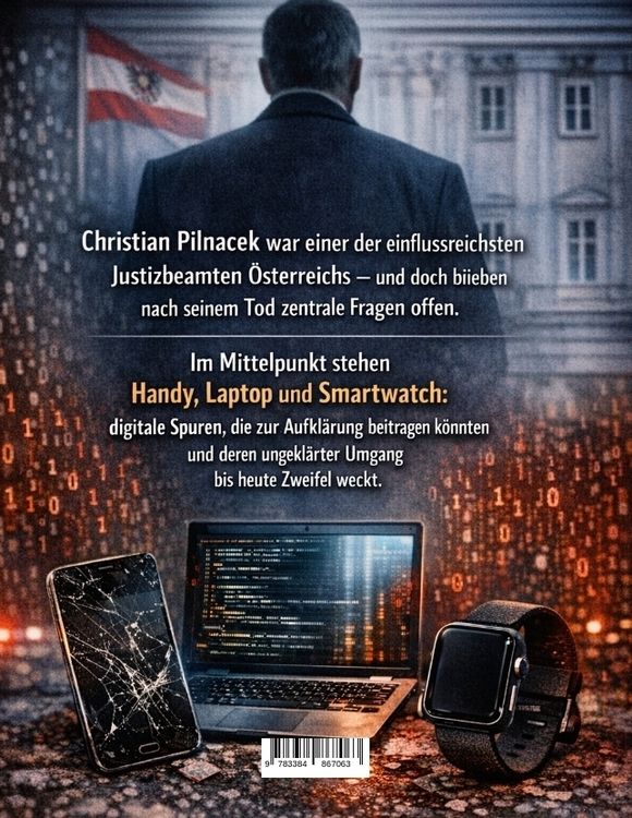 Produktbild: Pilnacek und die verschwundenen Daten: Handy, Laptop, Smartwatch