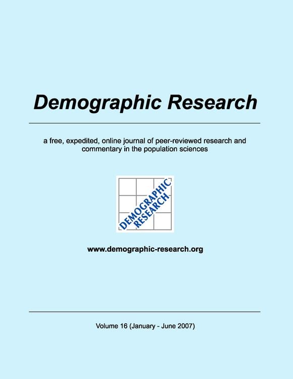 Produktbild: Demographic Research, Volume 16