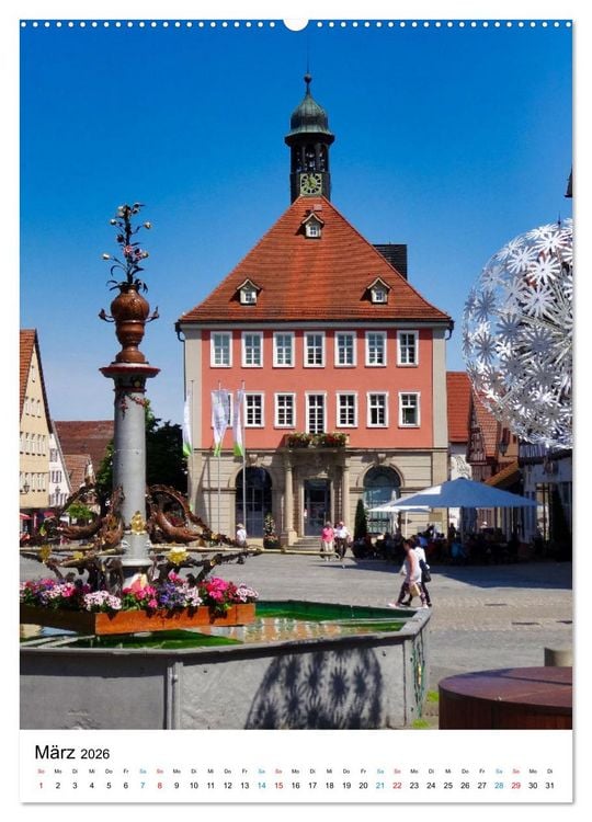 Produktbild: Rems und Murr (Wandkalender 2026 DIN A2 hoch), CALVENDO Monatskalender