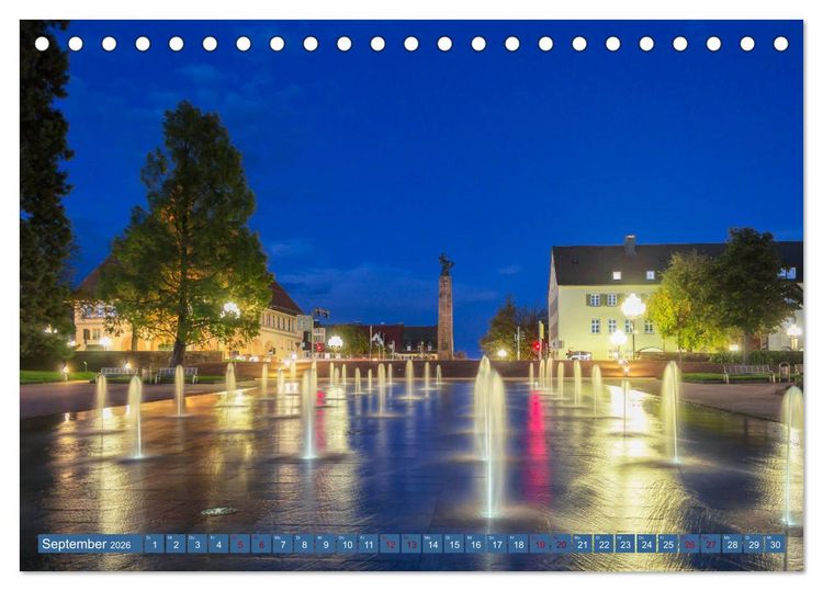 Produktbild: Freudenstadt-Impressionen (Tischkalender 2026 DIN A5 quer), CALVENDO Monatskalender
