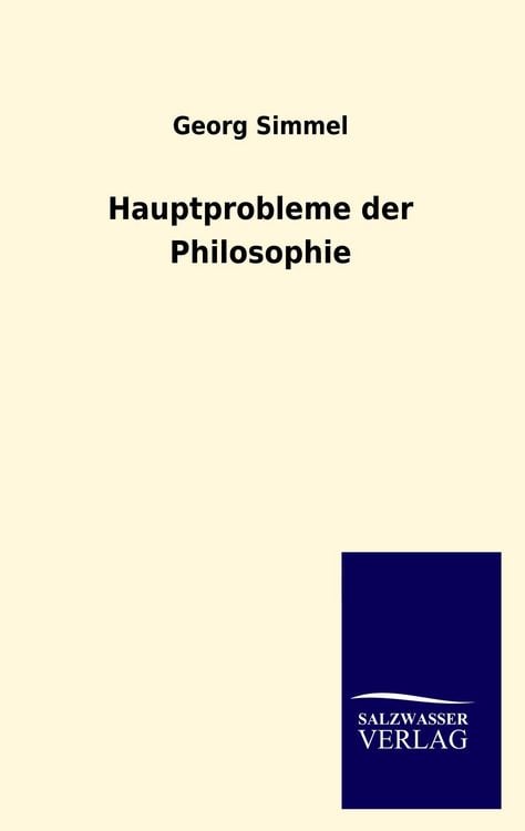 Produktbild: Hauptprobleme der Philosophie