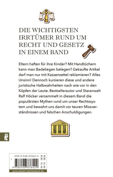 Produktbild: Das gro&szlig;e Lexikon der Rechtsirrt&uuml;mer