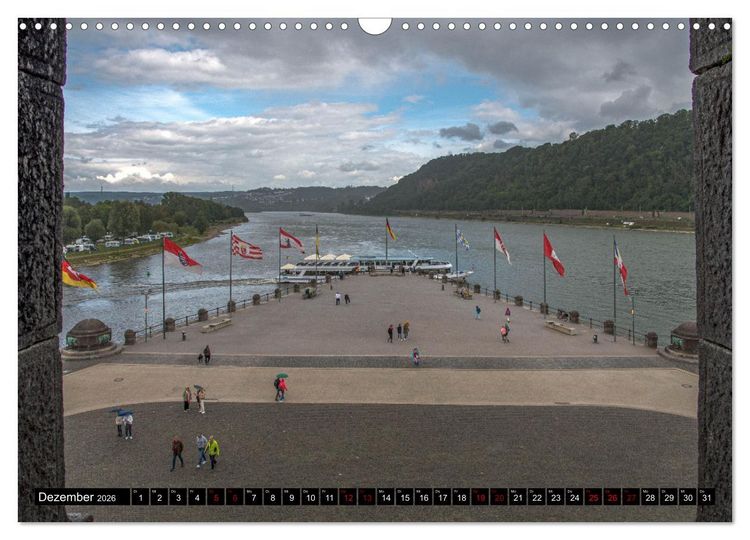 Produktbild: Die Mosel zwischen Bremm und Koblenz (Wandkalender 2026 DIN A3 quer), CALVENDO Monatskalender