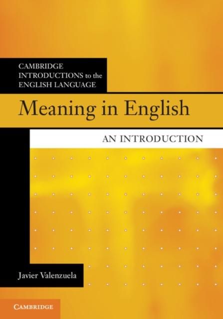 Produktbild: Meaning in English
