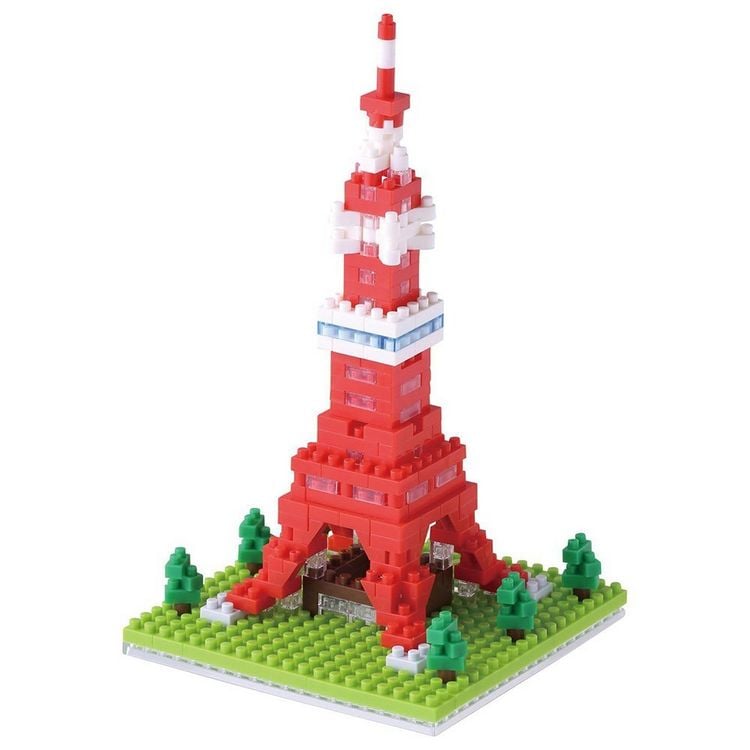 Produktbild: BRIXIES 200041 - Tokyo Tower, 3D Konstruktionsbausatz aus Ministeinen, 220 Teile