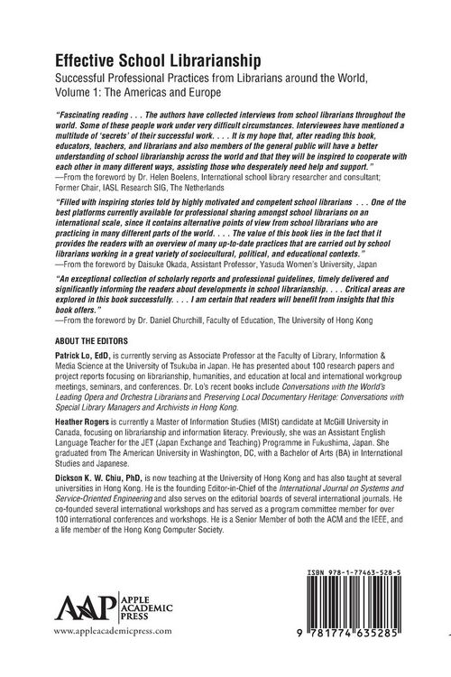Produktbild: Effective School Librarianship