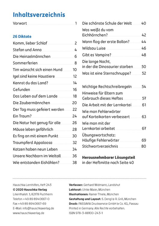 Produktbild: Diktate 3./4. Klasse. RSR