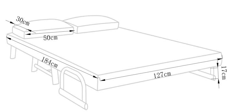 Produktbild: Schlafsofa Couch Kolino mit Schlaffunktion