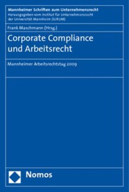 Produktbild: Corporate Compliance und Arbeitsrecht