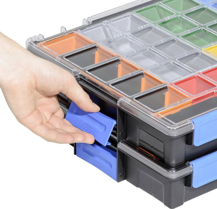 Produktbild: Allit EuroPlus Pro K44/7 Sortimentskoffer (B x H x T) 440 x 76 x 355 mm Anzahl F&auml;cher: 7 Inhalt 1 St.
