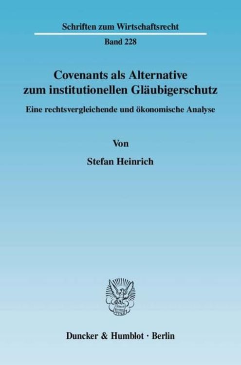 Produktbild: Covenants als Alternative zum institutionellen Gl&auml;ubigerschutz.