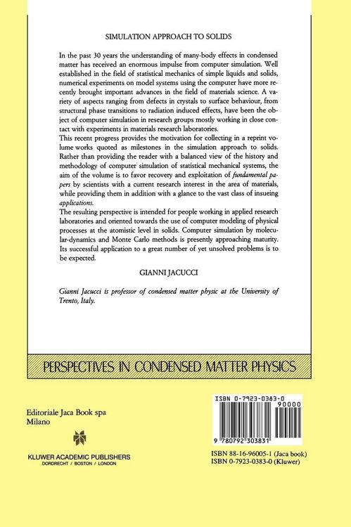 Produktbild: Simulation Approach to Solids