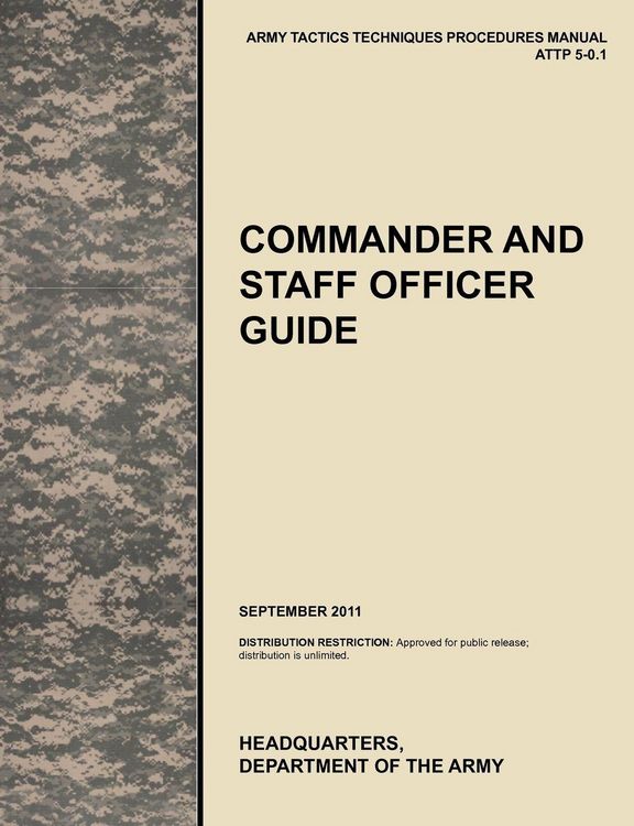 Produktbild: Commander and Staff Officer Guide