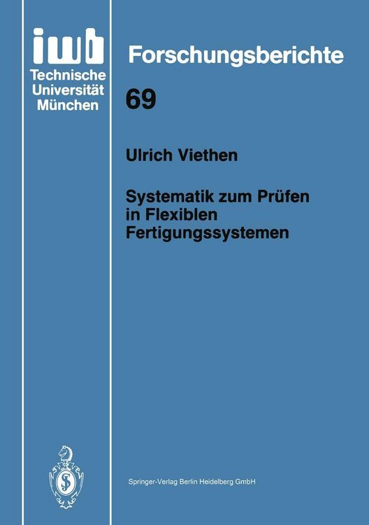 Produktbild: Systematik zum Pr&uuml;fen in Flexiblen Fertigungssystemen