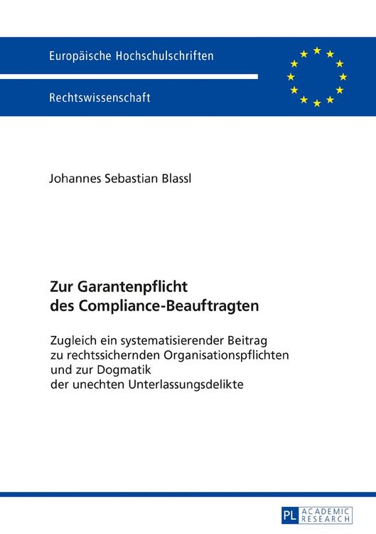 Produktbild: Zur Garantenpflicht des Compliance-Beauftragten