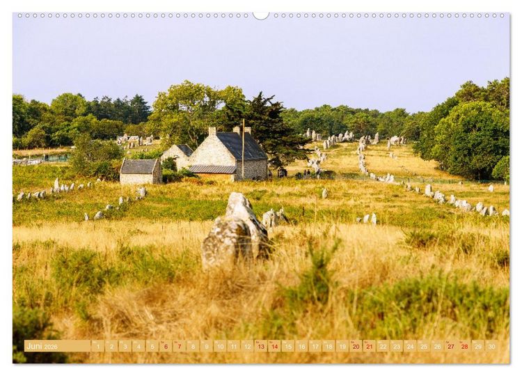 Produktbild: Bretagne. Frankreichs wilder Westen von rau bis romantisch (Wandkalender 2026 DIN A2 quer), CALVENDO Monatskalender