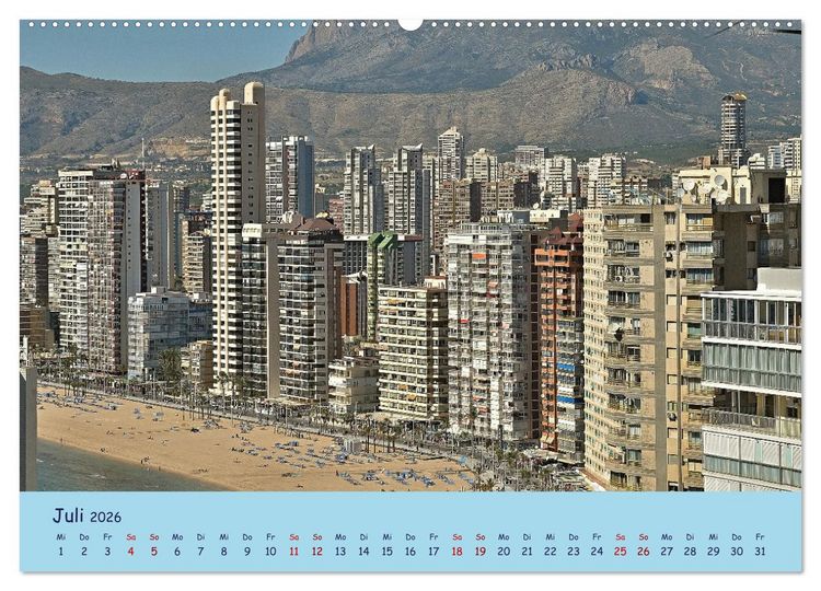 Produktbild: Benidorm (hochwertiger Premium Wandkalender 2026 DIN A2 quer), Kunstdruck in Hochglanz