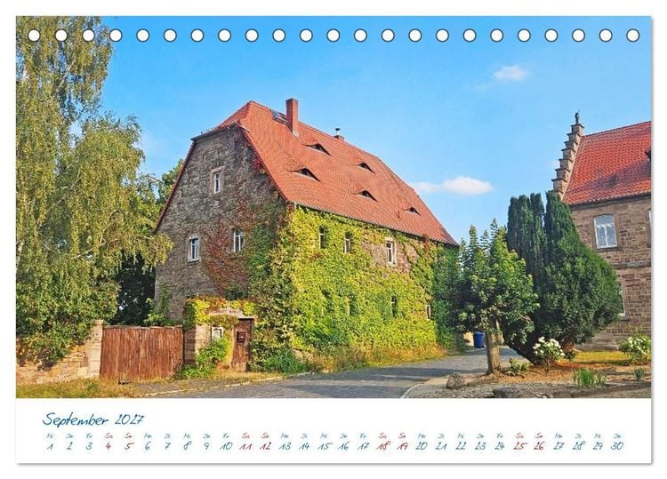 Produktbild: Nebra. Stadt der Himmelsscheibe im Burgenlandkreis (Tischkalender 2027 DIN A5 quer), CALVENDO Monatskalender