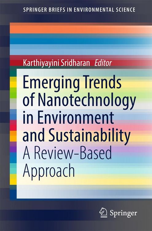 Produktbild: Emerging Trends of Nanotechnology in Environment and Sustainability