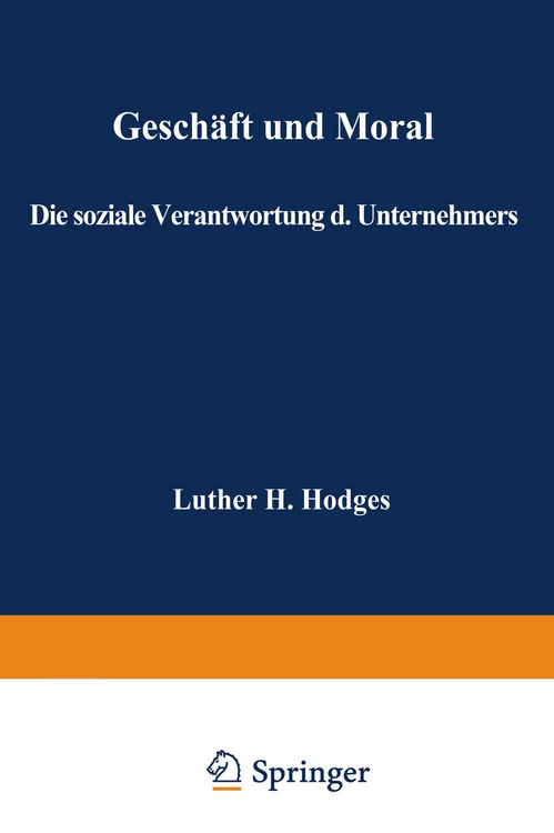 Produktbild: Gesch&auml;ft und Moral