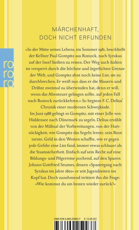 Produktbild: Der Spaziergang von Rostock nach Syrakus