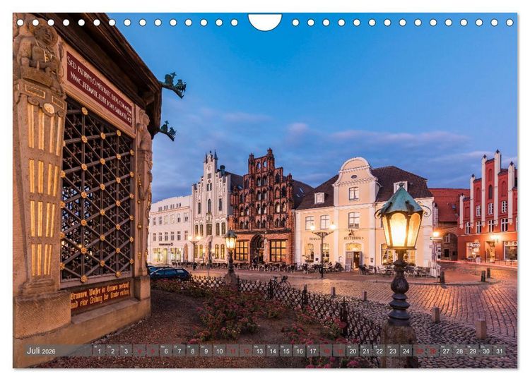 Produktbild: OSTSEEK&Uuml;STE Sehnsuchtsorte in Mecklenburg-Vorpommern (Wandkalender 2026 DIN A4 quer), CALVENDO Monatskalender