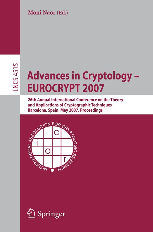 Produktbild: Advances in Cryptology &ndash; EUROCRYPT 2007