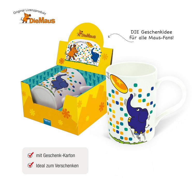 Produktbild: Tr&ouml;tsch Die Maus Lieblingstasse Die Maus und Elefant