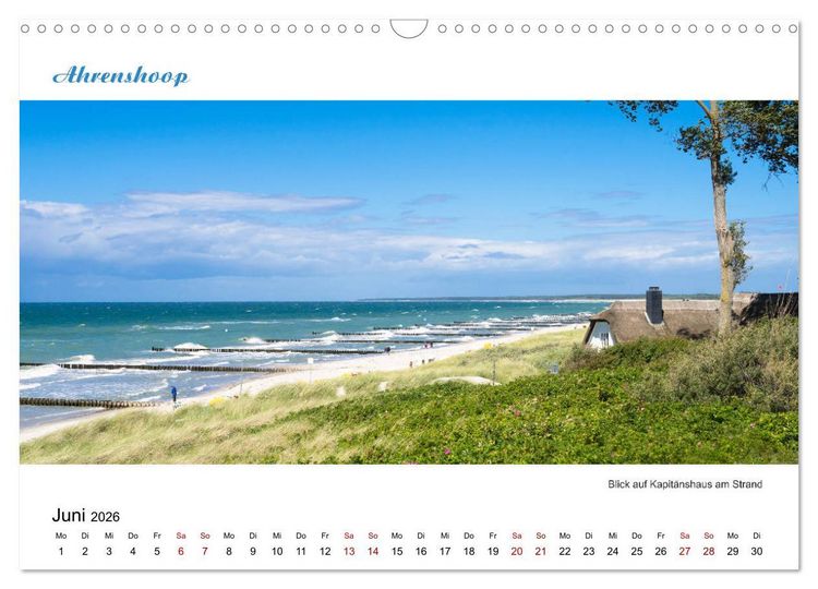 Produktbild: Panorama-Blick Fischland-Darss-Zingst (Wandkalender 2026 DIN A3 quer), CALVENDO Monatskalender