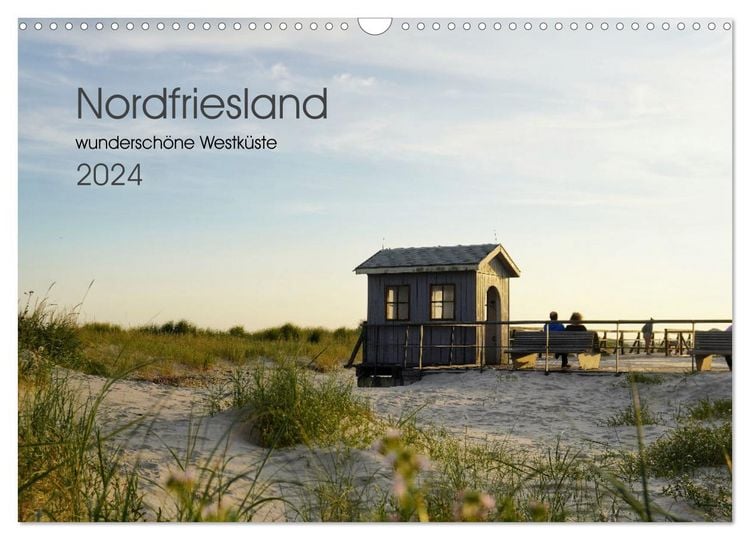 Produktbild: Nordfriesland - wundersch&ouml;ne Westk&uuml;ste (Wandkalender 2026 DIN A3 quer), CALVENDO Monatskalender
