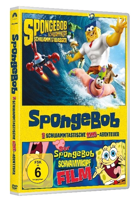 Produktbild: SpongeBob Schwammkopf - Der Film & Schwamm aus dem Wasser [2 DVDs]