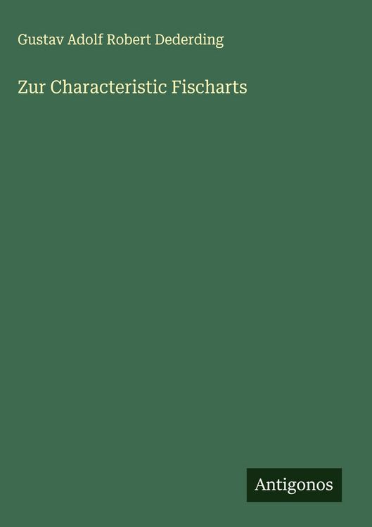 Produktbild: Zur Characteristic Fischarts