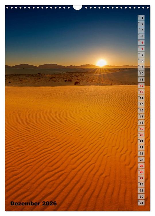 Produktbild: WHITE SANDS NATIONAL MONUMENT W&uuml;stenimpressionen (Wandkalender 2026 DIN A3 hoch), CALVENDO Monatskalender