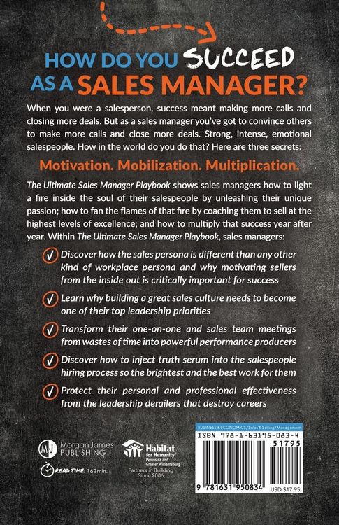 Produktbild: The Ultimate Sales Manager Playbook