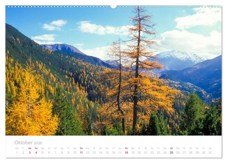 Produktbild: Graub&uuml;nden Engadin 2026 (hochwertiger Premium Wandkalender 2026 DIN A2 quer), Kunstdruck in Hochglanz