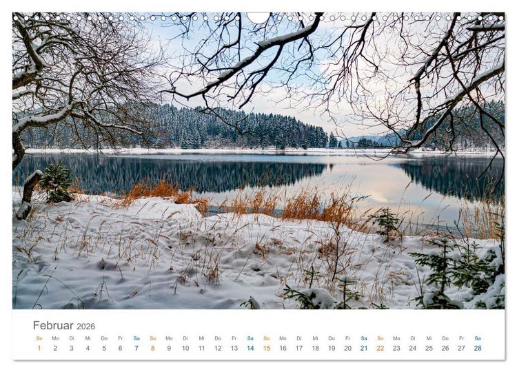 Produktbild: Rennsteig - Weitwanderweg (Wandkalender 2026 DIN A3 quer), CALVENDO Monatskalender