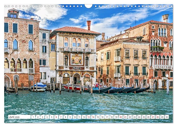 Produktbild: Venedig - Impressionen aus der Serenissima (Wandkalender 2026 DIN A3 quer), CALVENDO Monatskalender