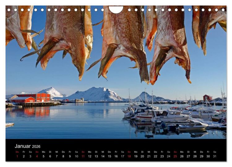 Produktbild: Norwegen (Wandkalender 2026 DIN A4 quer), CALVENDO Monatskalender