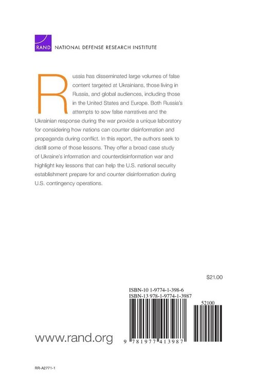 Produktbild: Ukrainian Resistance to Russian Disinformation