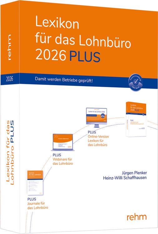 Produktbild: Lexikon f&uuml;r das Lohnb&uuml;ro 2026 PLUS
