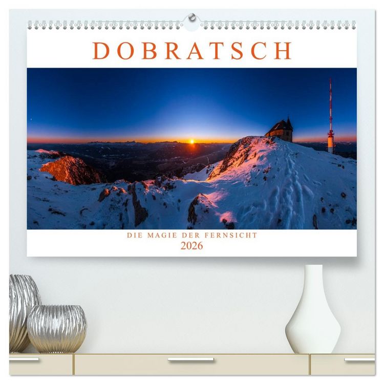 Produktbild: DOBRATSCH - Die Magie der Fernsicht (hochwertiger Premium Wandkalender 2026 DIN A2 quer), Kunstdruck in Hochglanz