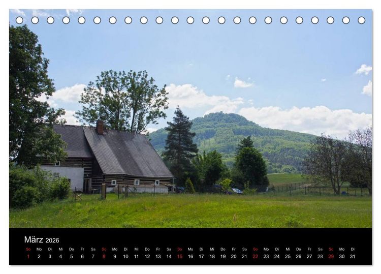Produktbild: Mein liebes Lausitzer Gebirge (Tischkalender 2026 DIN A5 quer), CALVENDO Monatskalender