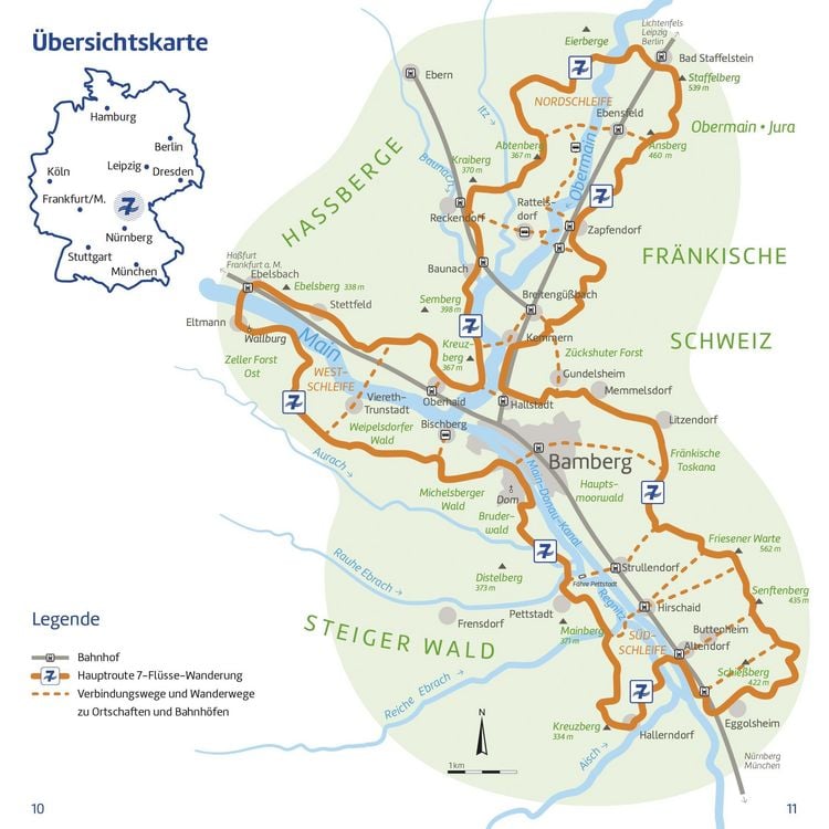 Produktbild: Sieben-Fl&uuml;sse-Wanderweg