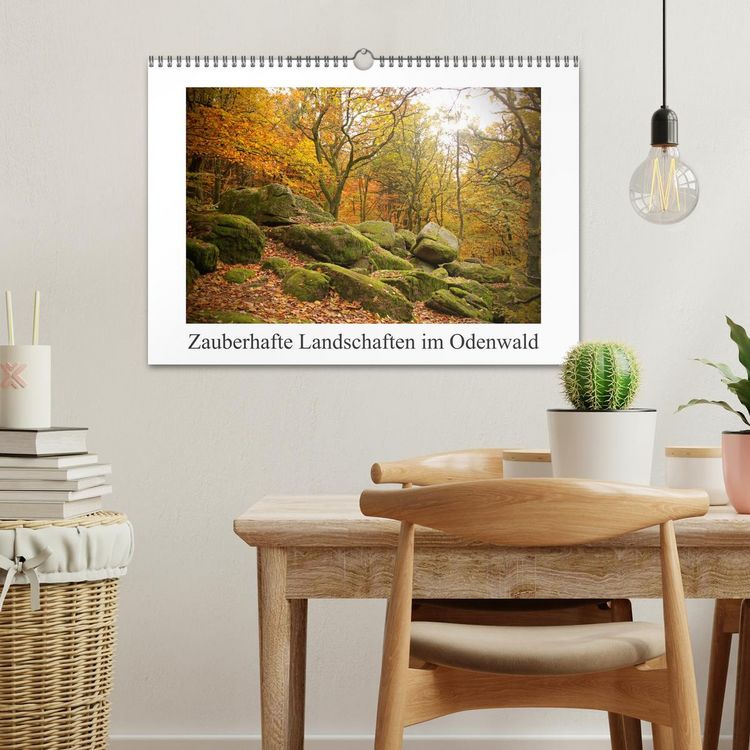 Produktbild: Zauberhafte Landschaften im Odenwald (Wandkalender 2026 DIN A3 quer), CALVENDO Monatskalender